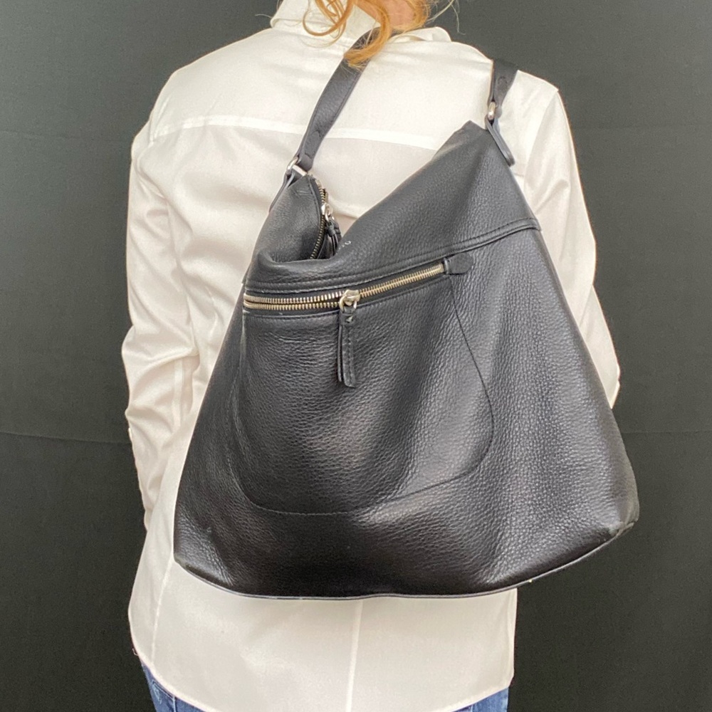 Vince Camuto Black Soft Leather totes